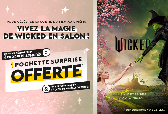 Vivez la magie de Wicked dans vos salons Coiff&Co